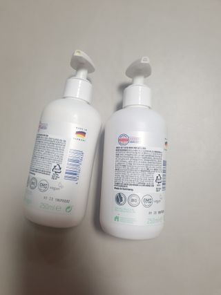 mom e 맘이 내추럴 베이비 케어 샴푸앤바스+로션 — 5점을 준 리뷰어가 2021년 1월 올린 사용 사진