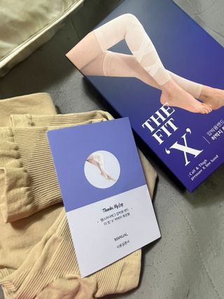 땡스마이레그 더핏X 압박밴드 허벅지확장형 — 5점을 준 리뷰어가 2022년 8월 올린 사용 사진