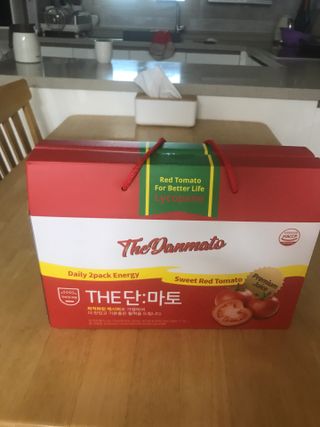 제이제이바이오 더단마토 프리미엄주스 100ml 30팩입 - 무설탕 스테비아 토마토즙 — 5점을 준 리뷰어가 2021년 12월 올린 사용 사진