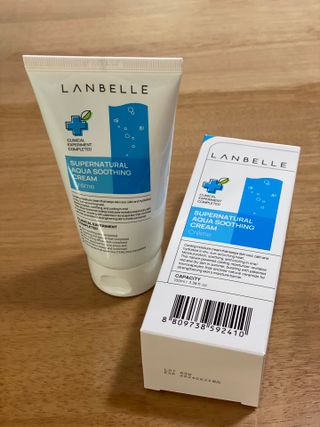 랑벨 수퍼내츄럴 아쿠아 수딩 크림 100ml — 5점을 준 리뷰어가 2022년 4월 올린 사용 사진