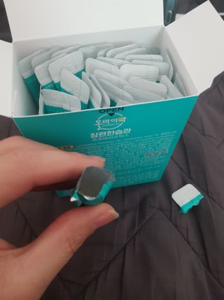 [유산균] 오마이락 장편한습관 프로바이오틱스 30P — 5점을 준 리뷰어가 2022년 11월 올린 사용 사진