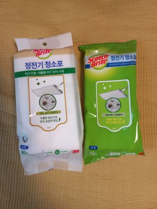 3M 스카치브라이트 비마마젠타 밀대걸레 세트+ PET 정전기청소포 대형 30매 — 5점을 준 리뷰어가 2023년 7월 올린 사용 사진