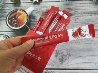 이너미인 석류 콜라겐 스틱 — 5점을 준 리뷰어가 2021년 1월 올린 사용 사진