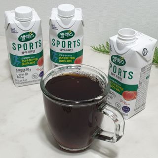 셀렉스스포츠 셀렉스 스포츠 웨이 프로틴 복숭아_ 330ml x 12팩 — 5점을 준 리뷰어가 2021년 3월 올린 사용 사진