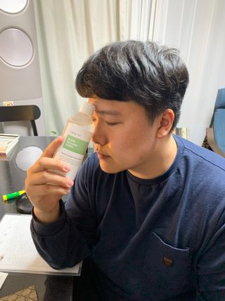 나나스킨 하이드로릴렉싱토너 — 5점을 준 리뷰어가 2021년 4월 올린 사용 사진