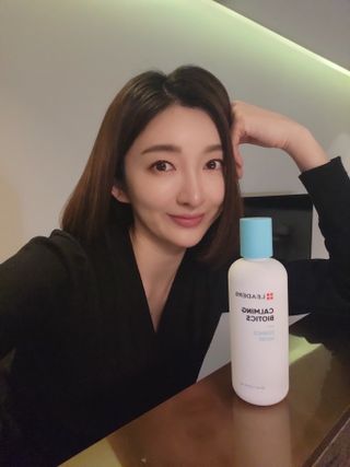리더스코스메틱 리더스 카밍 바이오틱스 에센스 워터 — 5점을 준 리뷰어가 2022년 1월 올린 사용 사진