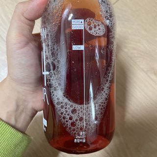 클린24시간 1BOX(5포) + 전용보틀(500ml) — 5점을 준 리뷰어가 2022년 10월 올린 사용 사진