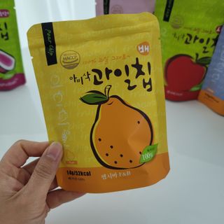 아비삭과일칩 5종 /딸기,사과,배,귤,무화과 5종 — 2.5점을 준 리뷰어가 2021년 4월 올린 사용 사진