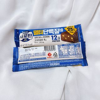 이지프로틴바 3종x각 2ea (고단백질바, 멀티단백질바, 식물성단백질바) — 5점을 준 리뷰어가 2024년 3월 올린 사용 사진