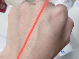 키노닉스 로지 톤업 선밀크 — 5점을 준 리뷰어가 2021년 7월 올린 사용 사진
