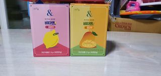 비타앤C 레몬맛, 망고맛 — 5점을 준 리뷰어가 2021년 7월 올린 사용 사진