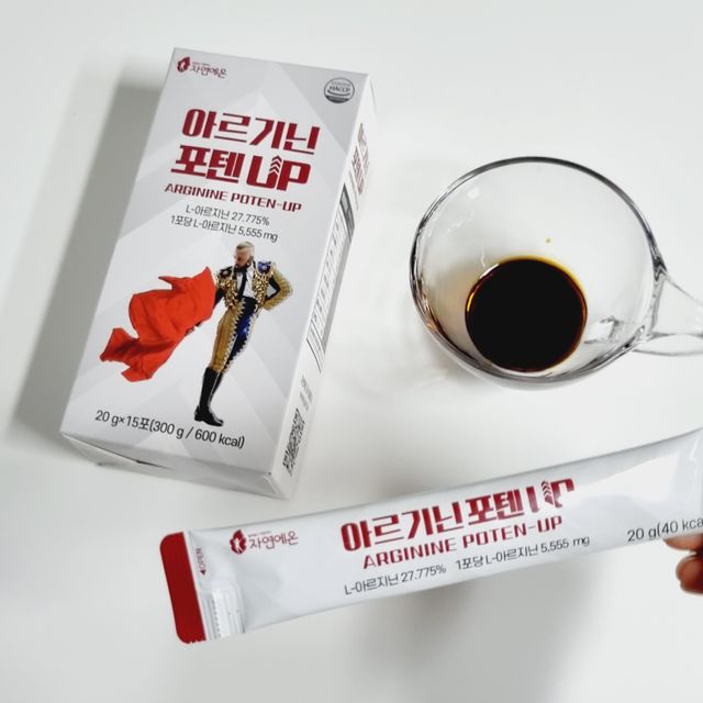 자연에온 고함량 아르기닌 포텐 UP 5555mg 20g x 15포 리뷰 사진