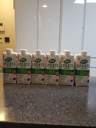 셀렉스스포츠 셀렉스 스포츠 웨이 프로틴 복숭아_ 330ml x 12팩 — 5점을 준 리뷰어가 2021년 4월 올린 사용 사진