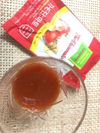 제이제이바이오 더단마토 프리미엄주스 100ml 30팩입 - 무설탕 스테비아 토마토즙 — 5점을 준 리뷰어가 2021년 11월 올린 사용 사진