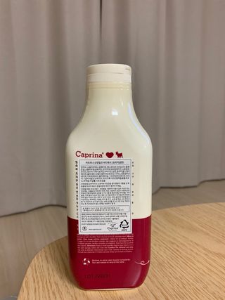 카프리나 프레쉬 산양밀크 어메이징 바디워시 500ml (오리지널향) — 5점을 준 리뷰어가 2023년 5월 올린 사용 사진
