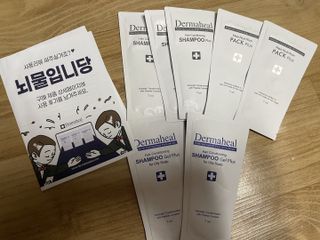 더마힐 헤어 컨디셔닝 샴푸 500ml 3종 중 택1 — 5점을 준 리뷰어가 2021년 3월 올린 사용 사진