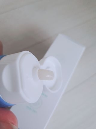 [심폐소생소] 무불소 임산부 천연 치약 — 5점을 준 리뷰어가 2021년 8월 올린 사용 사진