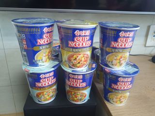 NISSIN 닛신 컵누들  4종 - 씨푸드오리지날, 씨푸드 스파이시, 씨푸드 커리, 씨푸드 XO소스 — 4점을 준 리뷰어가 2022년 1월 올린 사용 사진
