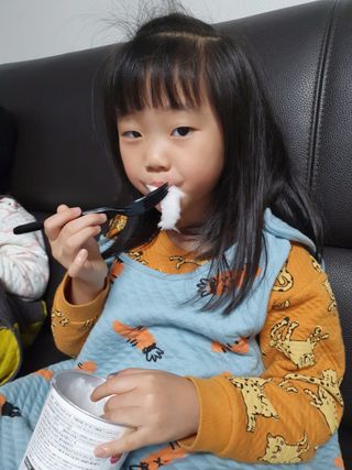 젤리벨리 솜사탕 2종-딸기치즈케이크, 바닐라 — 5점을 준 리뷰어가 2022년 1월 올린 사용 사진