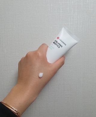 리더스코스메틱 리더스 카밍 바이오틱스 크림 마스크 — 5점을 준 리뷰어가 2021년 2월 올린 사용 사진