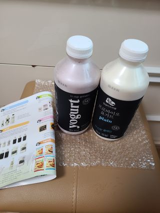 숲골 임실치즈마을 프로바이오 요거트 900ml — 5점을 준 리뷰어가 2021년 8월 올린 사용 사진