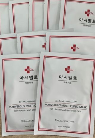 닥터마시멜로 닥터마스멜로 마블러스 아쿠아 클리닉 마스크 — 5점을 준 리뷰어가 2021년 3월 올린 사용 사진