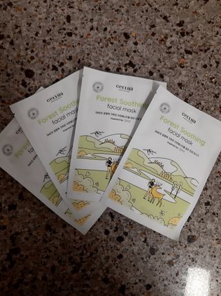 세뚜아(Cettua) 나우[세뚜아] 포레스트 수딩 마스크 Cettual Forest  Soothing Mask 4매 — 5점을 준 리뷰어가 2024년 3월 올린 사용 사진