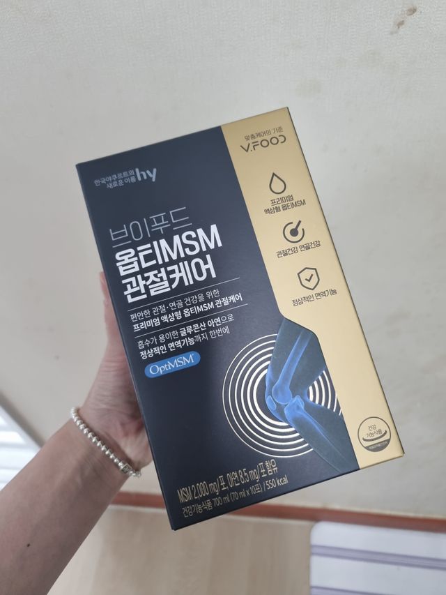 [브이푸드] 옵티MSM 관절케어 (70ml x30포) 리뷰 사진