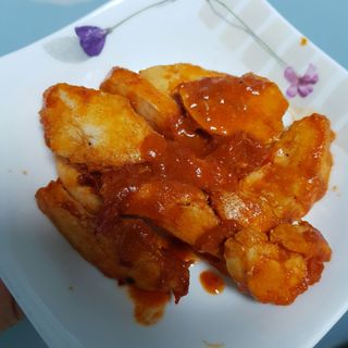 굽네몰 [굽네] 소스가 맛있는 닭가슴살 슬라이스 4종 — 5점을 준 리뷰어가 2021년 12월 올린 사용 사진