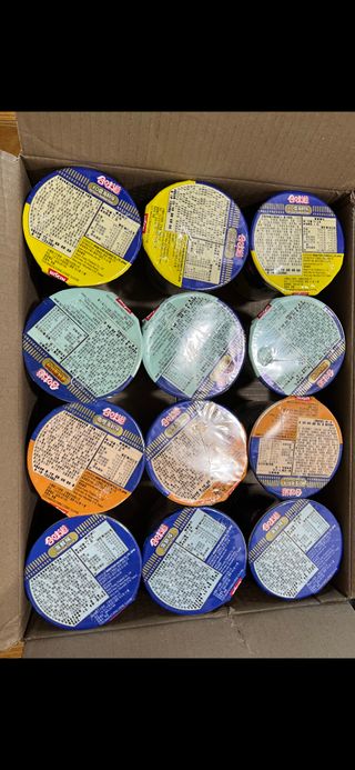 NISSIN 닛신 컵누들  4종 - 씨푸드오리지날, 씨푸드 스파이시, 씨푸드 커리, 씨푸드 XO소스 — 5점을 준 리뷰어가 2022년 2월 올린 사용 사진