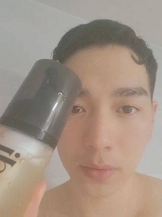 헤어플러스 콴디 아침세안제 폼클렌징 퓨어 어니스티 모닝클렌저 — 4점을 준 리뷰어가 2021년 3월 올린 사용 사진
