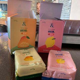 비타앤C 레몬맛, 망고맛 — 4.5점을 준 리뷰어가 2021년 6월 올린 사용 사진