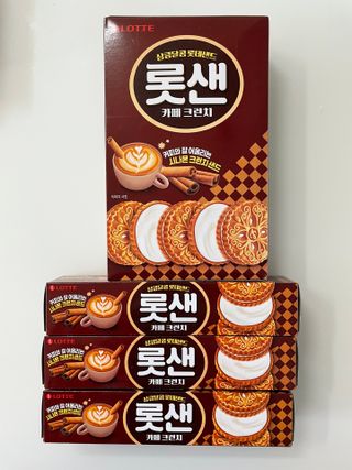 롯데제과 롯샌 카페크런치 — 5점을 준 리뷰어가 2021년 10월 올린 사용 사진