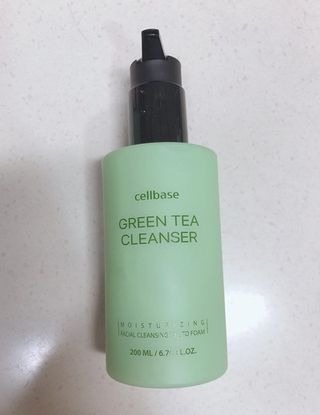 프리마인 메이크업과 들뜨는 각질까지 한방에 깐달걀로! 순하기까지한 셀베이스 그린티클렌저(200ml) — 5점을 준 리뷰어가 2023년 1월 올린 사용 사진