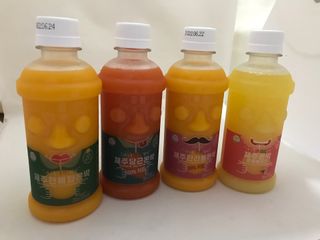 탐라원 제주의 맛, 몬딱주스 4종세트 - 한라봉몬딱주스, 천혜향몬딱주스, 청귤에이드, 당근몬딱주스 — 5점을 준 리뷰어가 2021년 8월 올린 사용 사진