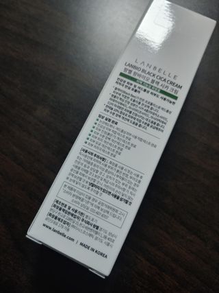 랑벨 랑바이오 블랙 시카 크림 50ml(블랙비 프로폴리스, 시카 4종, 판테놀 10 함유) — 5점을 준 리뷰어가 2022년 5월 올린 사용 사진