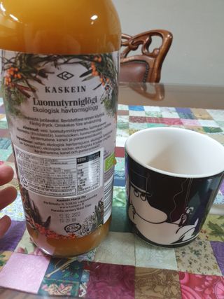 H365 [Kaskein Luomutyrniglögi] 핀란드 전통 무알콜 멀드와인 시벅톤 글로기 — 5점을 준 리뷰어가 2021년 4월 올린 사용 사진