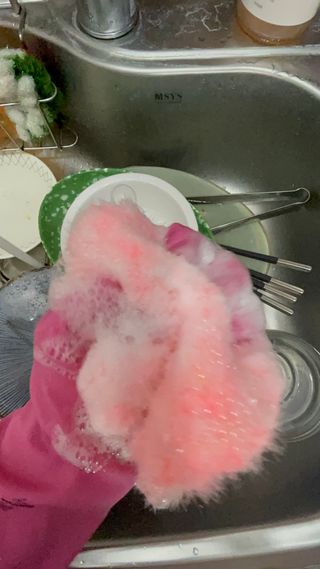 심플리오리빙 어니스트 주방세제 본품 500ml + 리필 900ml (코코넛향) — 5점을 준 리뷰어가 2022년 6월 올린 사용 사진