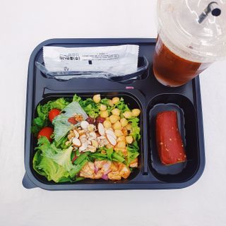 참살이도시락 작심삼일 샐러드도시락 3개 맛보기 새벽배송 또는 택배배송 — 5점을 준 리뷰어가 2021년 7월 올린 사용 사진