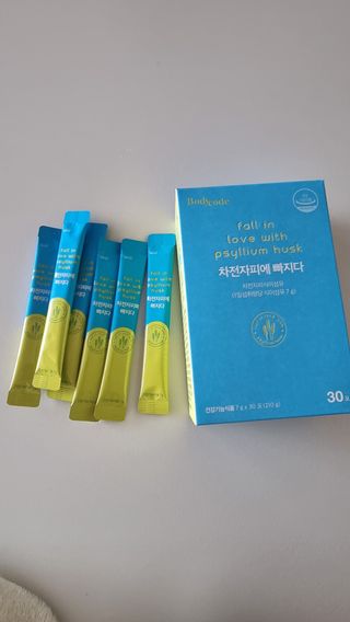 메디포스트 모비타 바디코드 식이섬유 차전자피에 빠지다 30포 — 5점을 준 리뷰어가 2022년 12월 올린 사용 사진