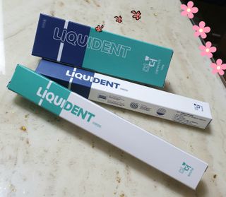리퀴덴트 오랄케어 온가족용 리퀴덴트 더더 오랄케어 무불소 치약 + 임상시험완료 이중 미세 엠보싱 칫솔 올데이세트 — 5점을 준 리뷰어가 2021년 1월 올린 사용 사진