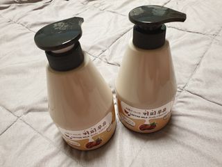 [과일나라] 피부가 마시는 커피우유 바디클렌저&바디로션 — 5점을 준 리뷰어가 2022년 3월 올린 사용 사진
