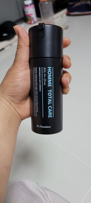 Dr.느루벗 느루벗 옴므 토탈 케어 올인원 118ml 남자 남성 스킨 로션 에센스 크림 화장품 — 4.5점을 준 리뷰어가 2021년 4월 올린 사용 사진