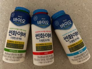 LIVE 매일바이오 썬화이버 드링킹 요거트 — 5점을 준 리뷰어가 2022년 8월 올린 사용 사진