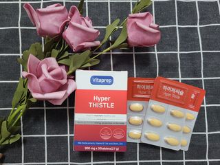 뉴트리션팩토리 비타프렙 하이퍼씨슬 밀크씨슬 900mg — 5점을 준 리뷰어가 2021년 8월 올린 사용 사진