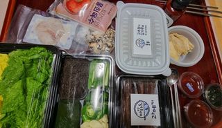 마라도푸드 포항 구룡포 햇 과메기 야채세트 마라도회식당 꽁치 — 5점을 준 리뷰어가 2023년 11월 올린 사용 사진