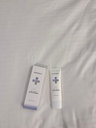 바노바기 코스메틱 바노바기 밀크씨슬 리페어 시카 선스크린 플러스 50ml — 5점을 준 리뷰어가 2023년 3월 올린 사용 사진