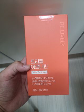 오늘도 트리플아르니틴 — 4점을 준 리뷰어가 2022년 8월 올린 사용 사진