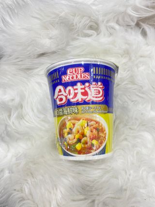NISSIN 닛신 컵누들  4종 - 씨푸드오리지날, 씨푸드 스파이시, 씨푸드 커리, 씨푸드 XO소스 — 5점을 준 리뷰어가 2022년 11월 올린 사용 사진