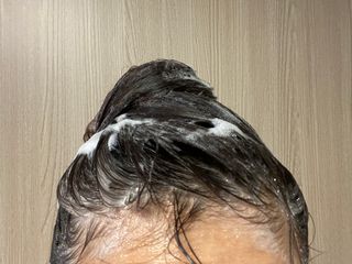 더마힐 헤어 컨디셔닝 샴푸 릴렉스 500ml — 5점을 준 리뷰어가 2021년 3월 올린 사용 사진